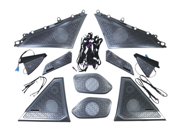 Сетки на динамики FULL SET Silver на BMW 5 Series G60/G61 2023-2025 года