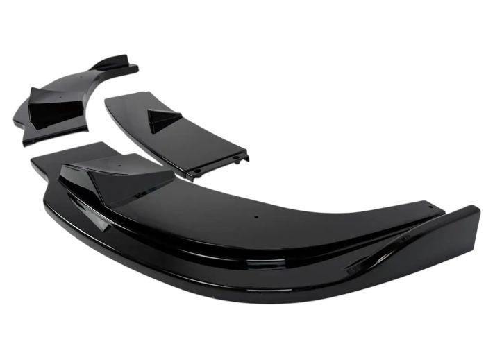 Губа (переднего бампера) Черный глянец (М-Пакет) на BMW 5 Series E60/E61 2003-2010 года