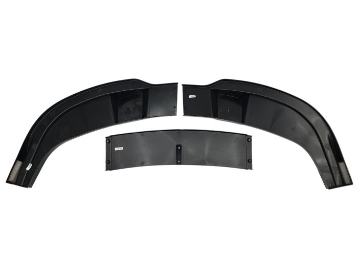 Губа (переднего бампера) Черный глянец (М-Пакет) на BMW 5 Series E60/E61 2003-2010 года