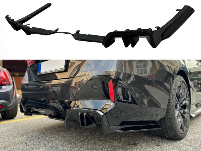 Диффузор ( заднего бампера ) Черный глянец ( MP ) на BMW 5 Series G60/G61 2023-2025 года