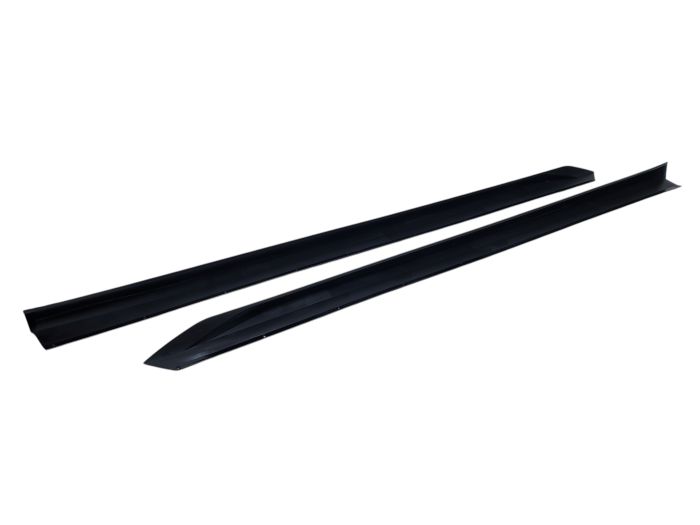 Лезвия на пороги Черный глянец ( MP ) на BMW 5 Series G60/G61 2023-2025 года