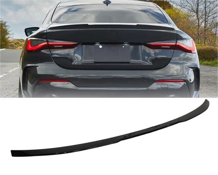 Спойлер Черный глянец (M4 V2) на BMW 4 Series G22/G23 2020-2024 года