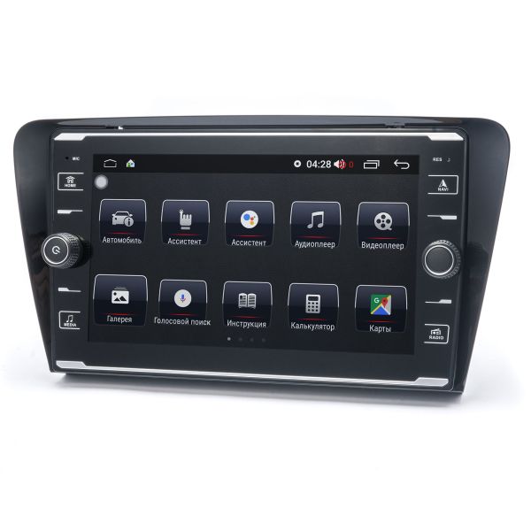Штатна магнітола Prime-X 22-594/9K, 4+64, 4G. SKODA Kodiaq 2016+