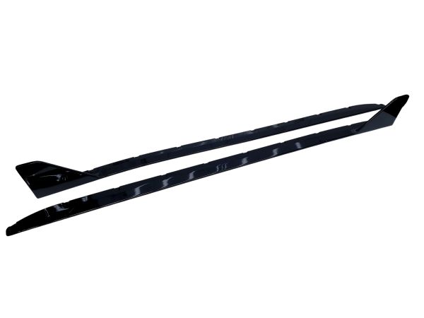 Лезвия на пороги Черный глянец на BMW M3 G80/G81 2021-2026 года