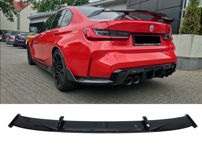 Спойлер Черный глянец на BMW M3 G80/G81 2021-2026 года
