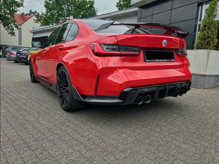 Спойлер Черный глянец на BMW M3 G80/G81 2021-2026 года