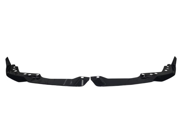 Губа (переднего бампера) Черный глянец V2 на BMW 3 Series G20/G21 2022-2024 года