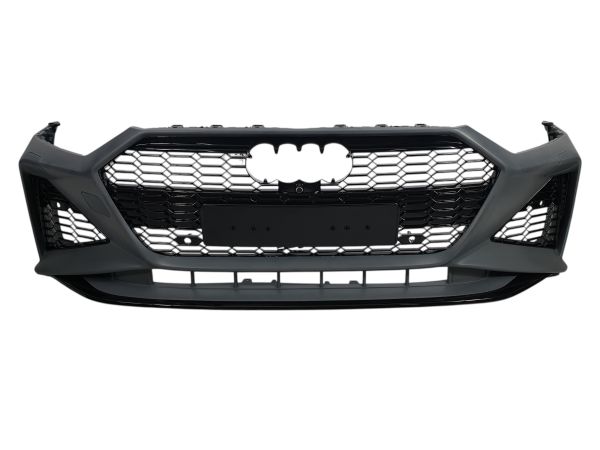 Передний бампер (стиль RS7) на Audi A7 4K 2017-2023 года