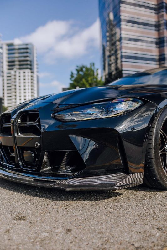 Губа ( Карбон ) V1 на BMW M3 G80 / G81 2021-2026 года