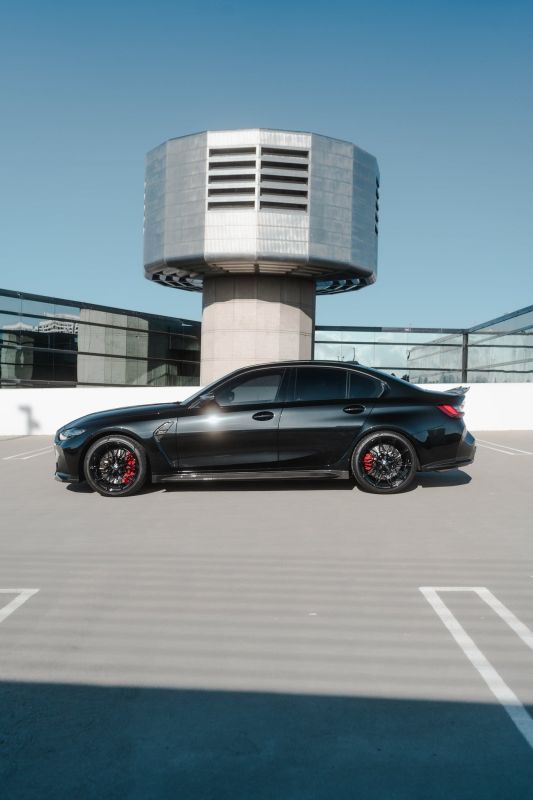 Лезвия на пороги ( Карбон ) V2 на BMW M3 G80 / G81 2021-2026 года