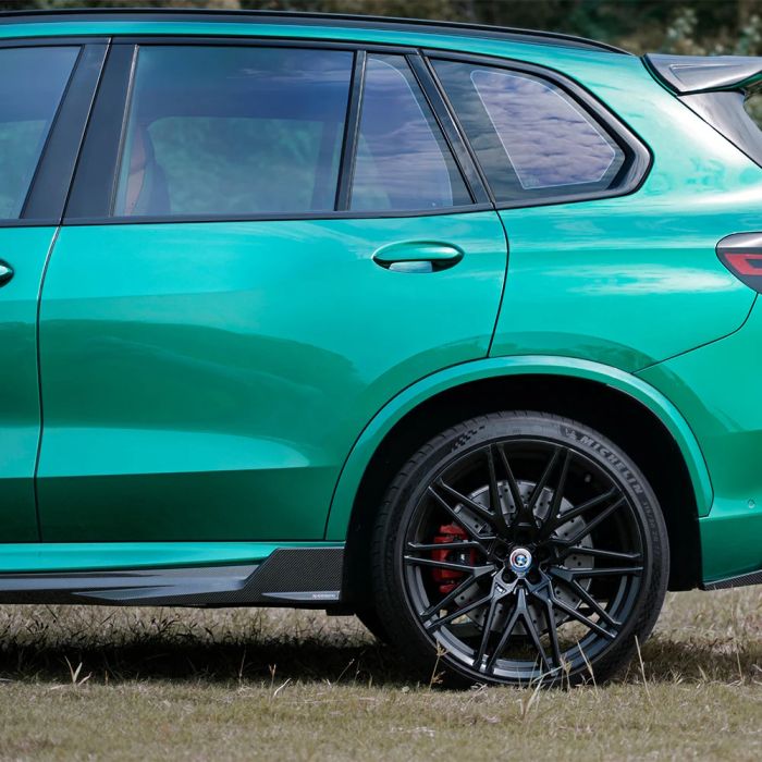 Лезвия на пороги ( Карбон ) на BMW X5M F95 2018-2025