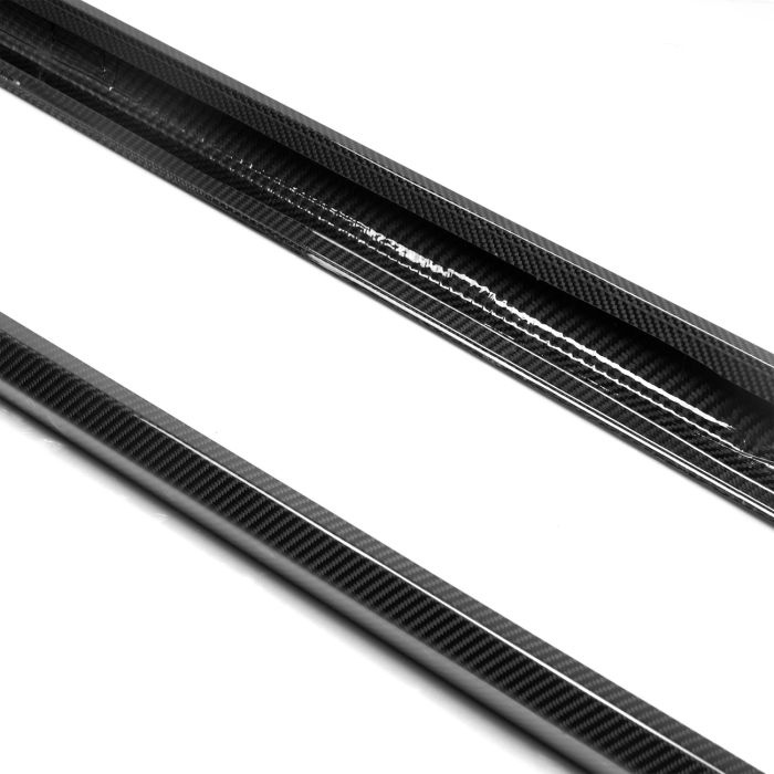 Лезвия на пороги ( Карбон ) V1 на BMW M5 G90 / G99 2024-2026 года