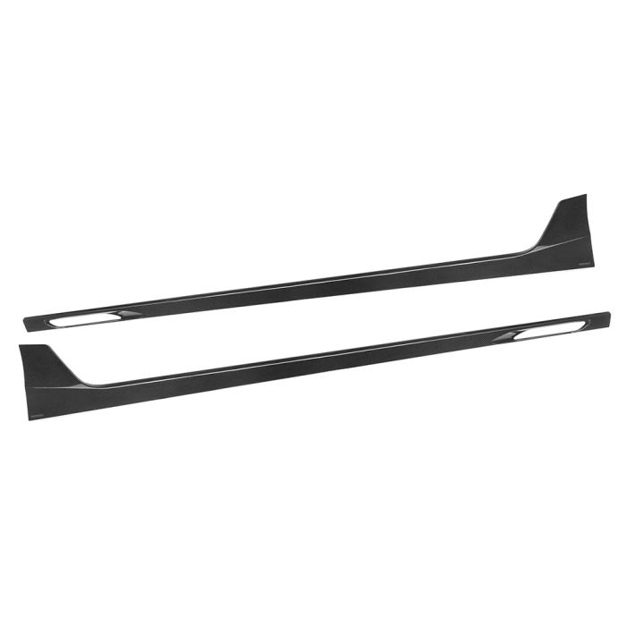 Лезвия на пороги ( Карбон ) V2 на BMW M5 G90 / G99 2024-2026 года