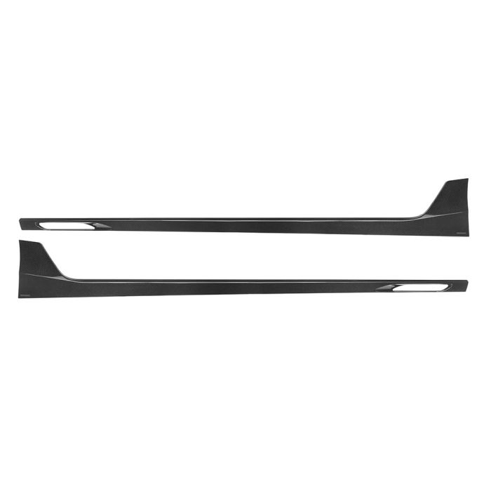 Лезвия на пороги ( Карбон ) V2 на BMW M5 G90 / G99 2024-2026 года
