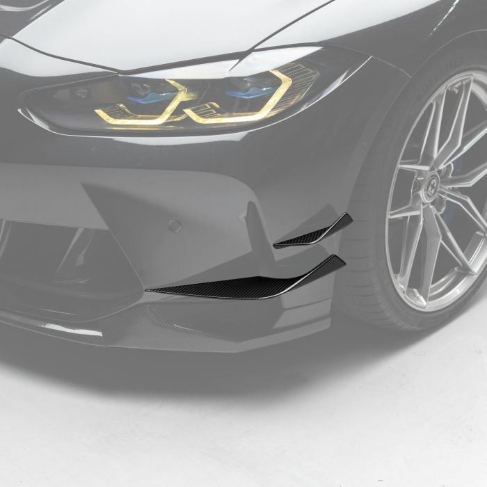 Губа (Карбон) (канарды) V2 на BMW M3 G80/G81 2021-2026 года