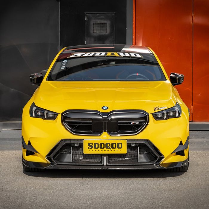 Решетки в бампер ( Карбон ) V1 на BMW M5 G90 / G99 2024-2026 года