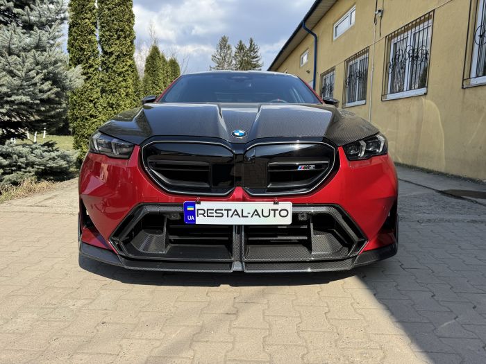 Решетки в бампер ( Карбон ) V2 на BMW M5 G90 / G99 2024-2026 года