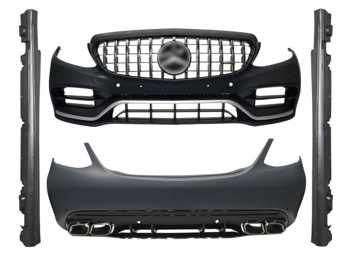 Комплект обвесов Full Set ( C63 LCI ) на Mercedes-Benz C-Class W205 2014-2018 года.