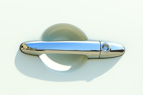 Хромированные Накладки на Ручки Дверей (4 шт, Нержавейка) OmsaLine - Итальянская Нержавейка для Volkswagen Crafter 2006-2016 гг