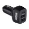 Зарядное устройство для авто BREVIA ePower TriDrive 44W 1xUSB-C 2xUSB-A черный (46044DUCB)