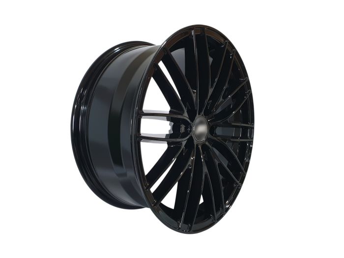 R19 Gloss Black (одноширокие 8.5J ET45) на Audi A4 B8 2007-2011 года
