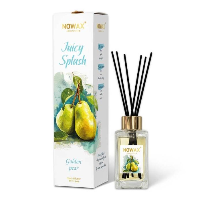 Аромадифузор з паличками Nowax серія Juicy Splash - Golden Pear (90 мл.) (NX00172)