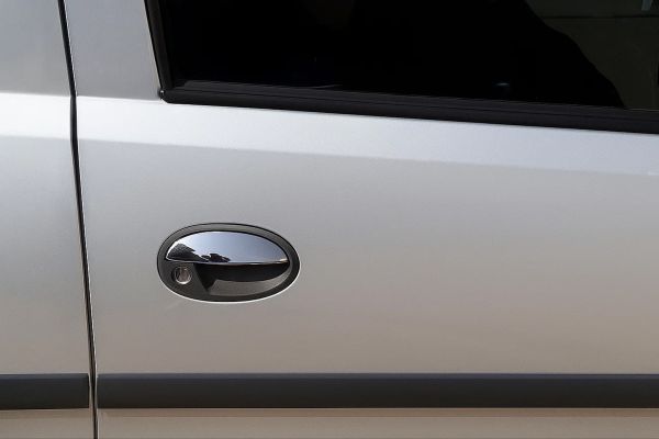 Хромированные Накладки на Ручки (2 шт., Нержавеющая Сталь) для Opel Combo 2002-2012 гг