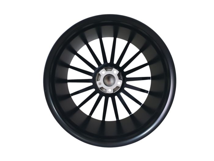 R21 Satin Black Диски (разноширокие) на Porsche Cayenne 958 2010-2014 года