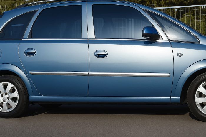 Наружные молдинги окон нержавейка (4 шт) для Opel Meriva 2002-2010 гг