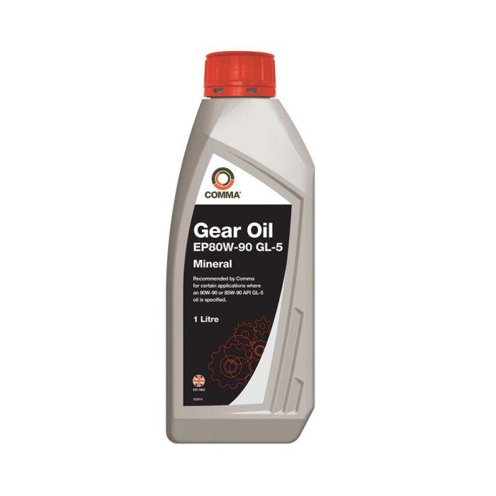 Мастило трансмиссионное Comma Gear Oil EP 80W90 API GL-5 1 л для коробки передач (EP80901L)