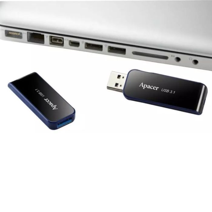 Флеш-накопичувач Apacer USB 3.2 Gen 1 AH356 64GB Black (AP64GAH356B-1)