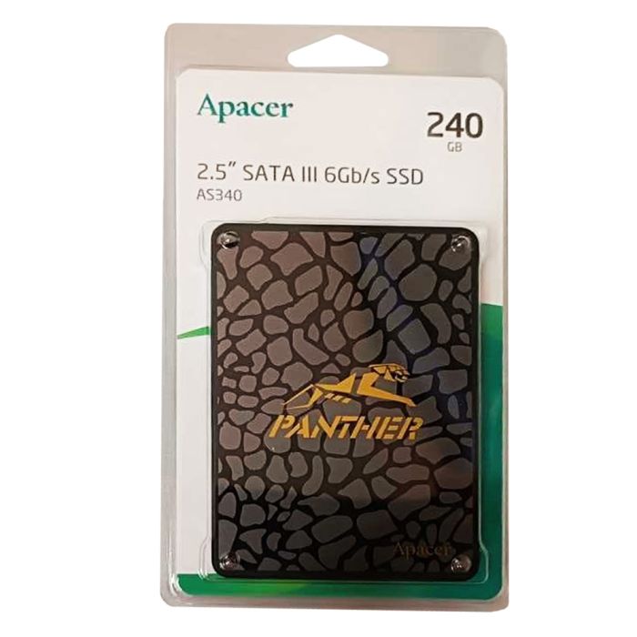 Накопичувач SSD Apacer AS340 240GB 2.5" 7mm SATAIII Standard (AP240GAS340G-1)