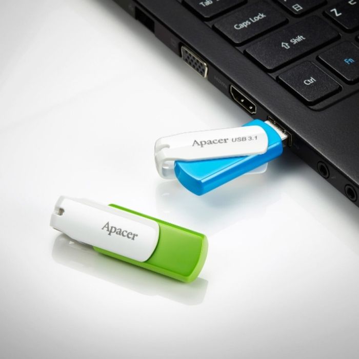 Флеш-накопичувач Apacer USB 2.0 AH335 64Gb Green (AP64GAH335G-1)
