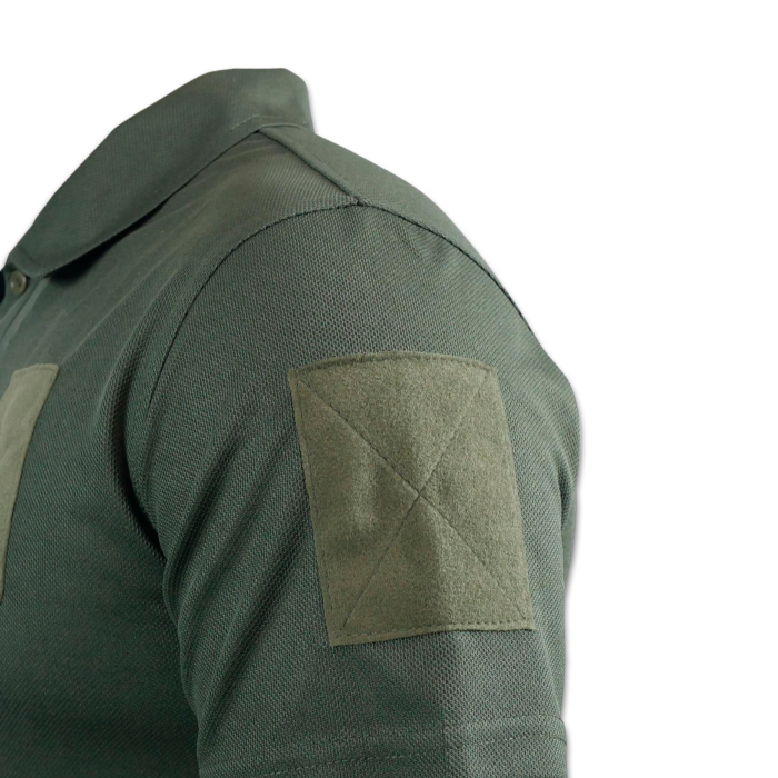 Тактическая футболка поло олива Military (46р)