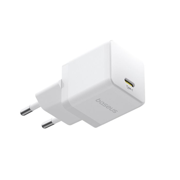 Мережевий зарядний пристрій Baseus Palm Fast Charger 1C 30W EU Moon White (P10111605213-00)