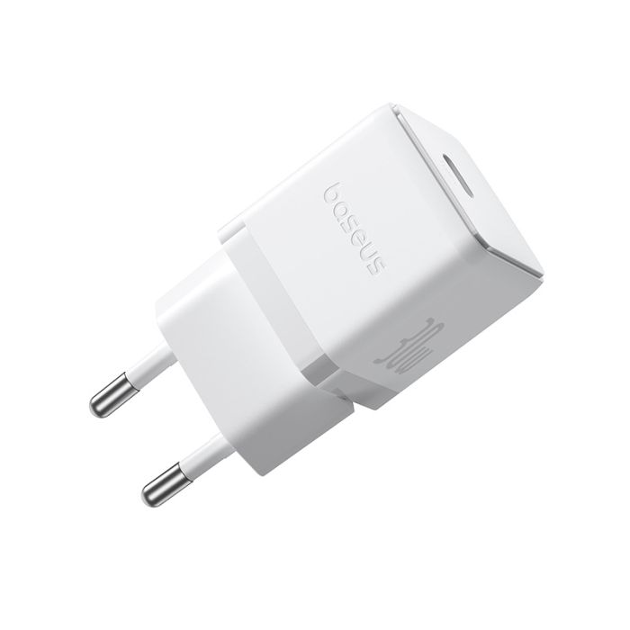 Мережевий зарядний пристрій Baseus Palm Fast Charger 1C 30W EU Moon White (P10111605213-00)