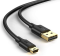 Кабель UGREEN USB 2.0 A Male to Mini 5 Pin Male Cable 0.5m (Black) (UGR-10354)