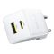 Мережевий зарядний пристрій з кабелем Baseus Palm Fast Charger C+U 30W EU Moon White (with USB-C to USB-C 60W (20V/3A) 1m Moon White) (P1011160A213-01)
