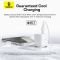 Мережевий зарядний пристрій з кабелем Baseus Palm Fast Charger C+U 30W EU Moon White (with USB-C to USB-C 60W (20V/3A) 1m Moon White) (P1011160A213-01)