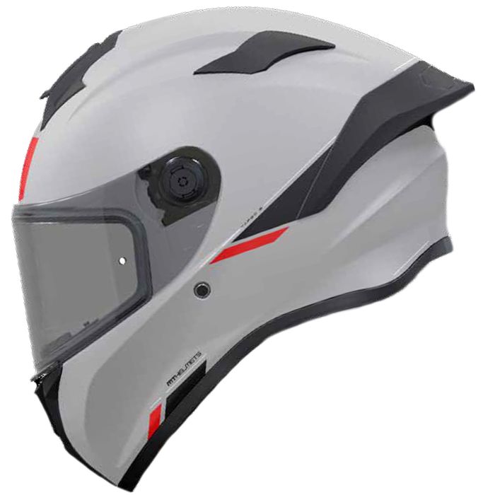 Мотошолом MT Targo S Solid A12 Gloss Grey ECE2206 XL