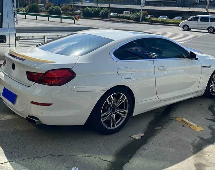 Cпойлер багажника BMW 6 серии F13 Coupe стиль M4 черный глянцевый ABS-пластик