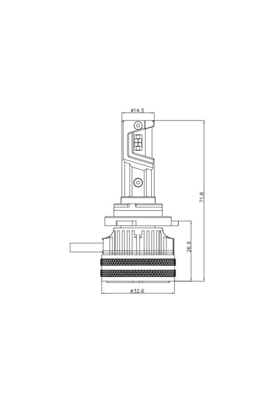 Комплект светодиодных ламп Infolight S4 9005 65W