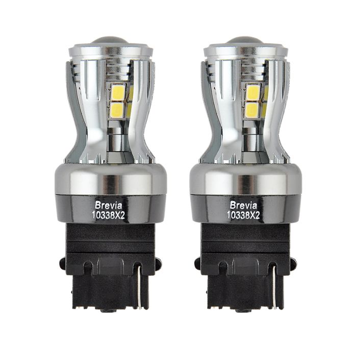 Brevia PowerPro P27W (3156) 350Lm 14x2835SMD 12/24V CANbus, 2шт (10338X2)