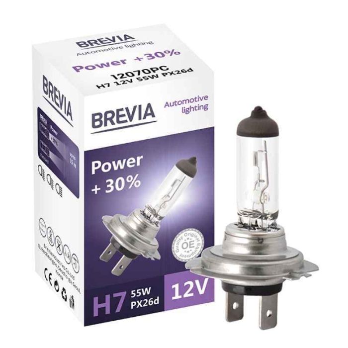 Галогенная лампа H7 Brevia Power  (12070PC)