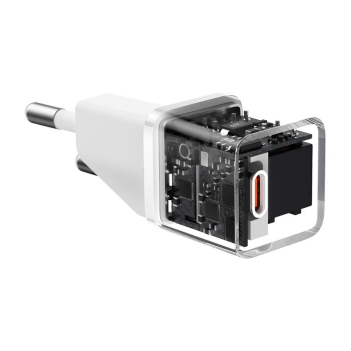Мережевий зарядний пристрій Baseus GaN5 Fast Charger(mini) 1C 20W EU White (CCGN050102)