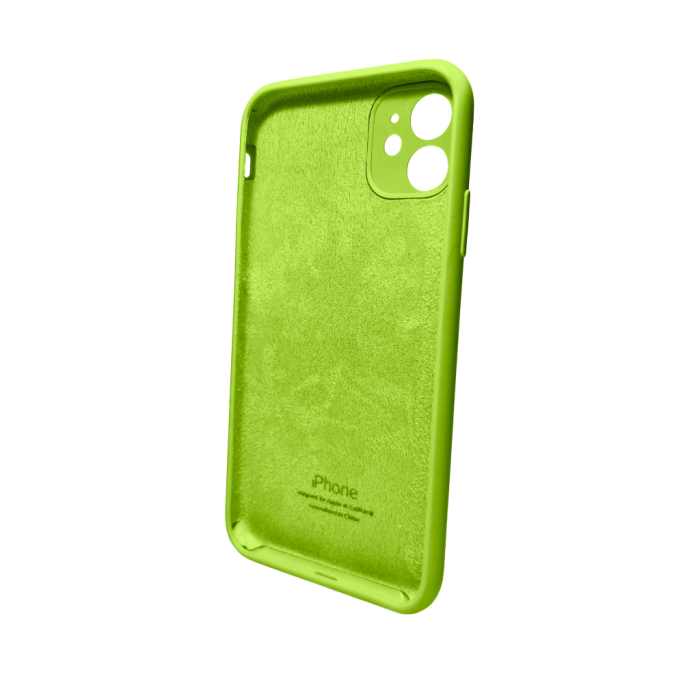 Чохол для смартфона Silicone Full Case AA Camera Protect for Apple iPhone 11 Pro кругл 24,Shiny Green (FullAAKPi11P-24)