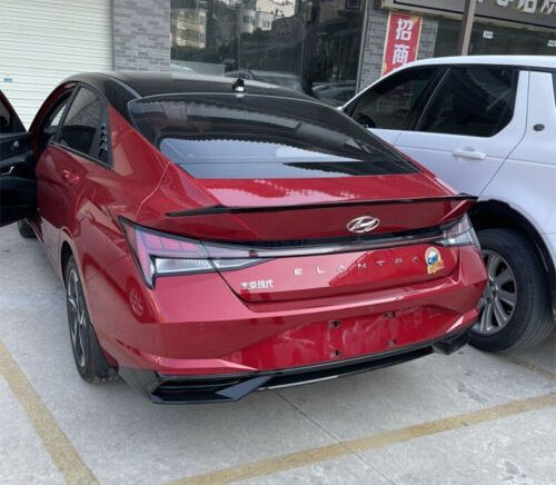 Спойлер багажника Hyundai Elantra стиль MP (2020-...)