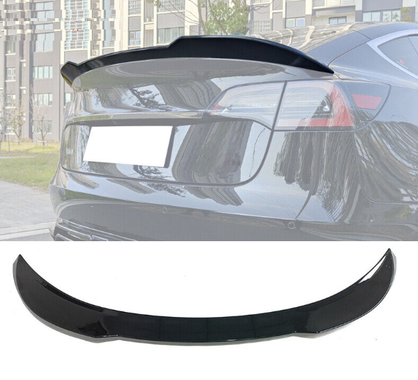 Спойлер Tesla Model 3 стиль М4 Large ABS-пластик (17-22 г.в.)