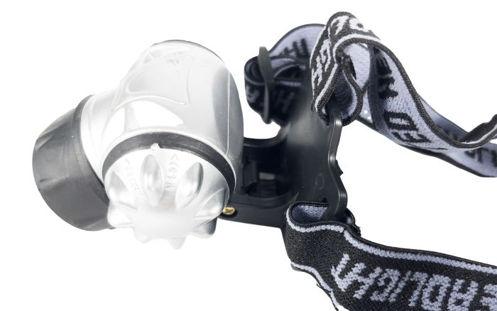 Ліхтар налобний світлодіодний 7 LED "GOOD BIKE" на батарейках водозахисний (92303-IS)
