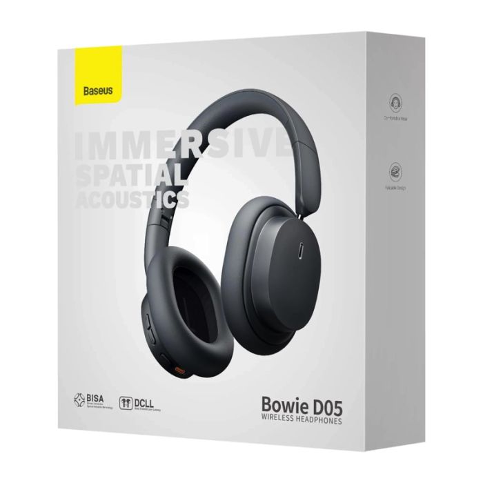 Бездротові накладні навушники Baseus Bowie D05 Wireless Headphones Grey (NGTD020213)